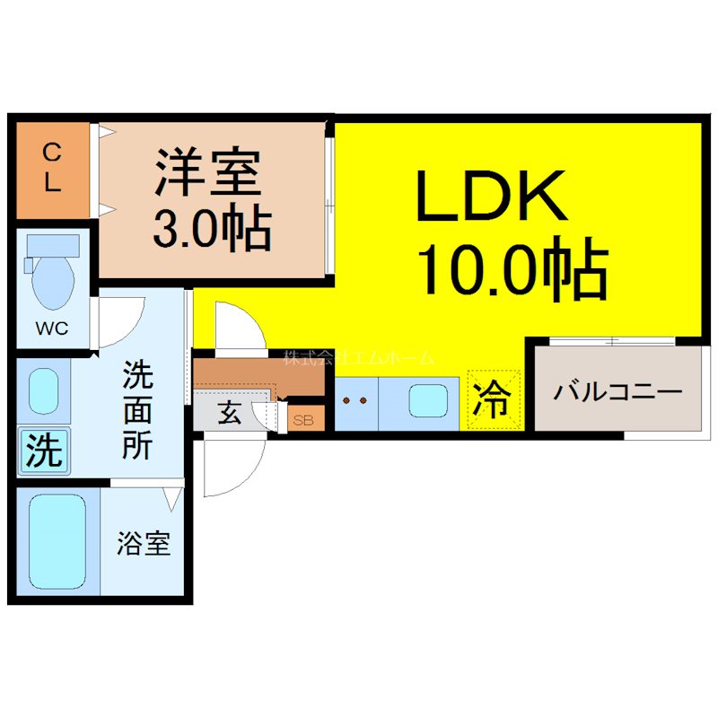 SHOKEN Villa川名の間取り