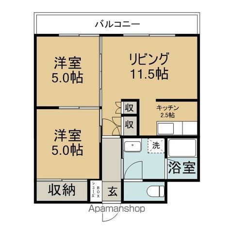 プレステージIIIの間取り写真