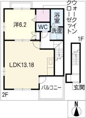 ラフィネ・ドミールＡ棟の間取り