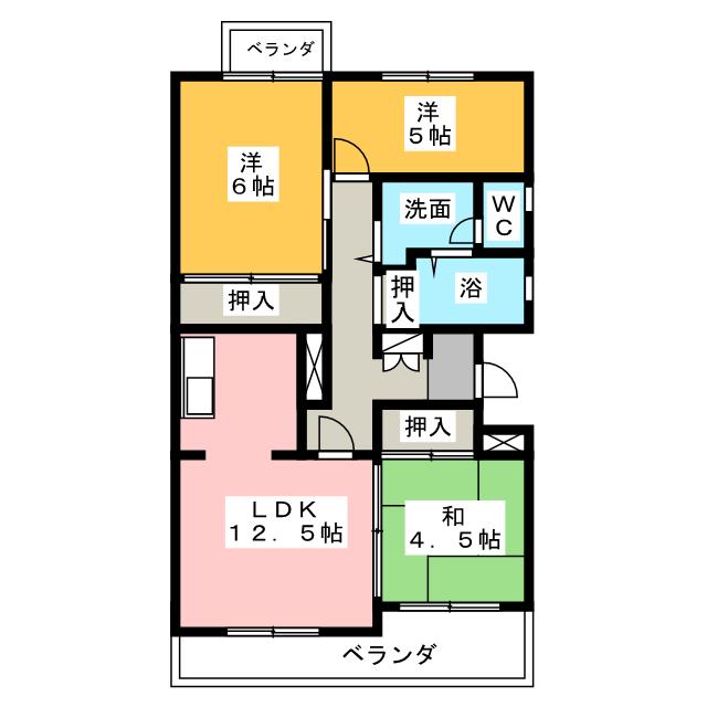 コートハウス３０の間取り