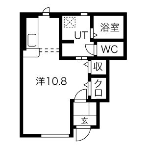 アッシュネクストE棟の間取り