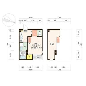 アゼリア八本松(八本松一丁目(3)D)の間取り