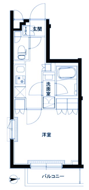 ルーブル横濱青葉台の間取り