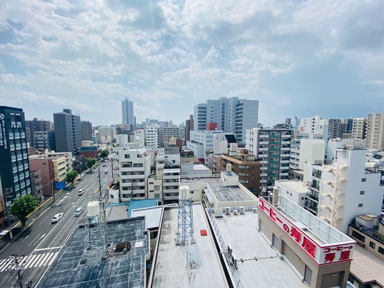 【広島市中区東白島町のマンションの眺望】