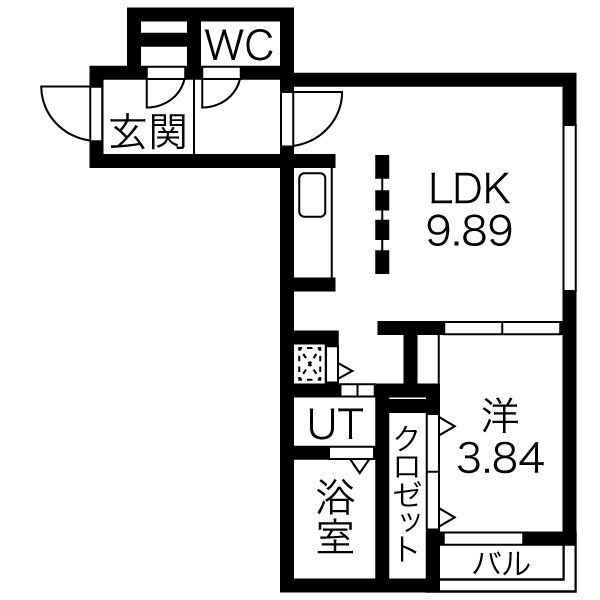 ガイアールＳ６の間取り