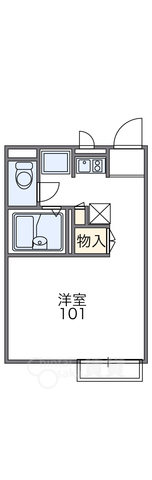 レオパレスMARUKITAの間取り