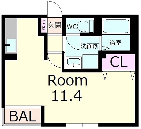 シャトレー参番館の間取り