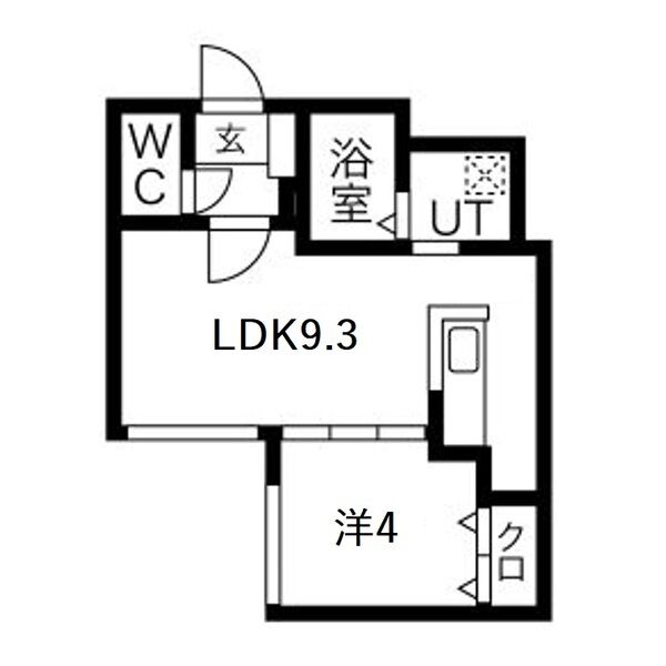 ぴあ南17条の間取り