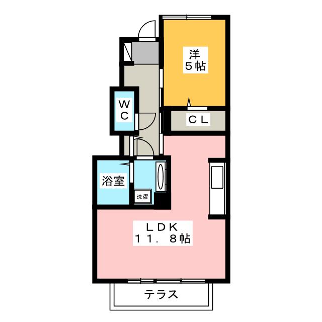 エクスベルジェＢの間取り