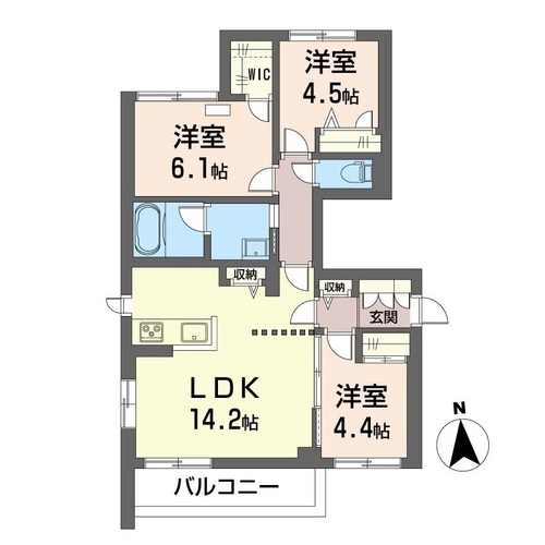 ベルタスIIIの間取り