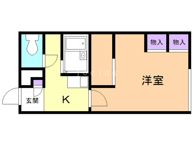 レオパレス長橋の間取り