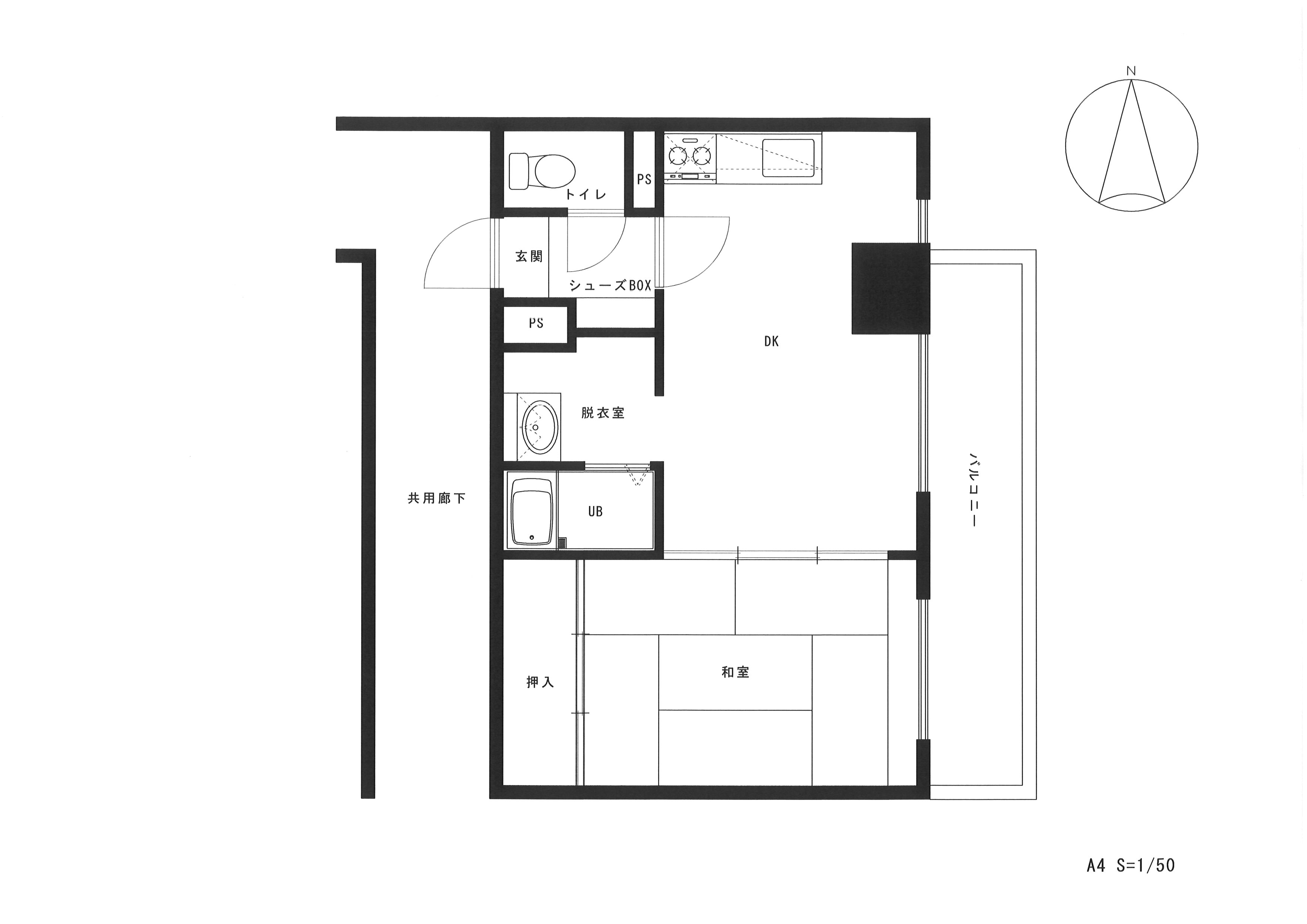 郡マンションの間取り