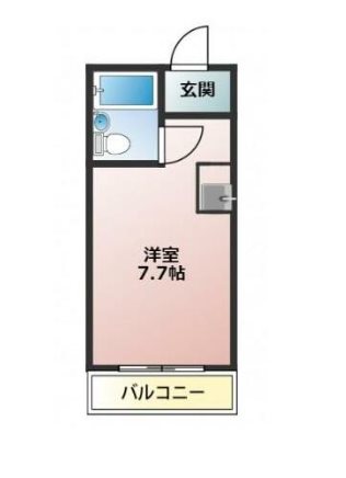 姫路市白国のマンションの間取り