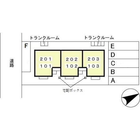 【ノール・ヴィラージュIIの駐車場】