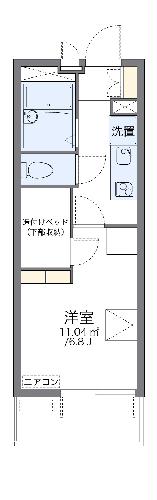 レオパレスグリーン　サカエの間取り