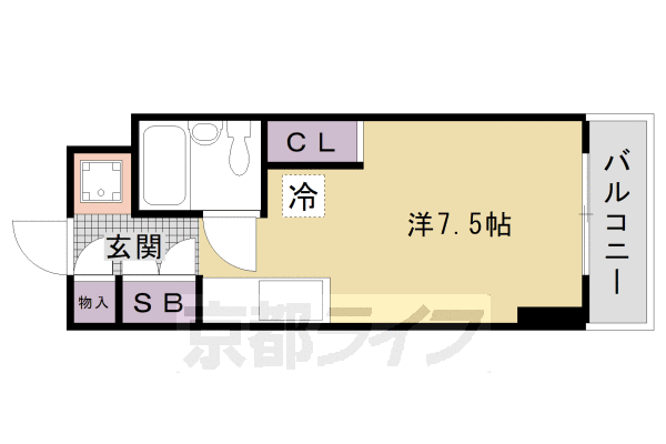 アサヒハイツの間取り