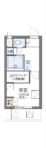 レオパレスＭＩＭＵＲＡの間取り