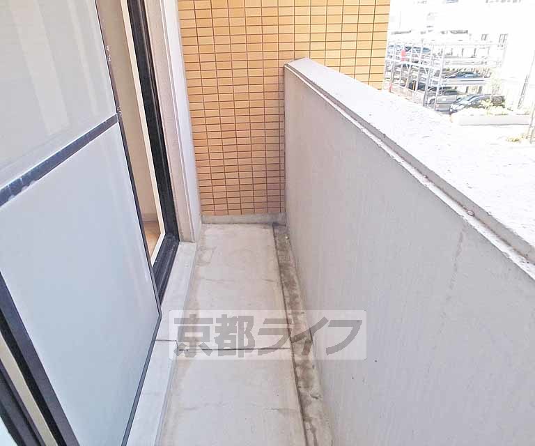 【大津市浜大津のマンションのバルコニー】