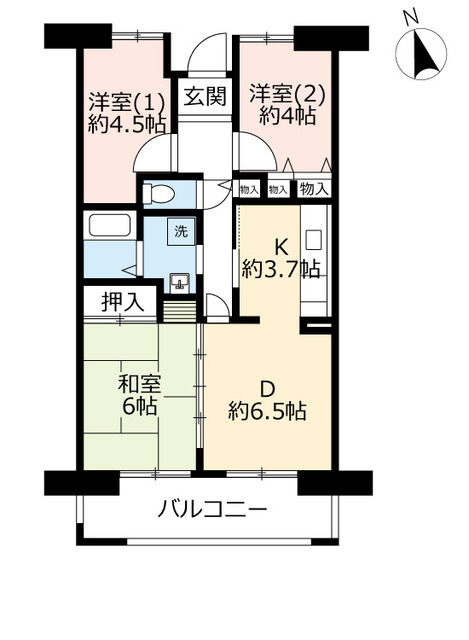 ＵＲ都島リバーシティの間取り