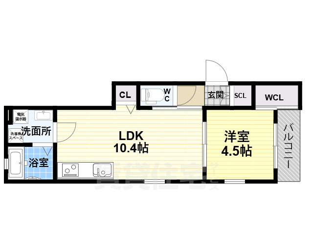 ゼニス北城内の間取り