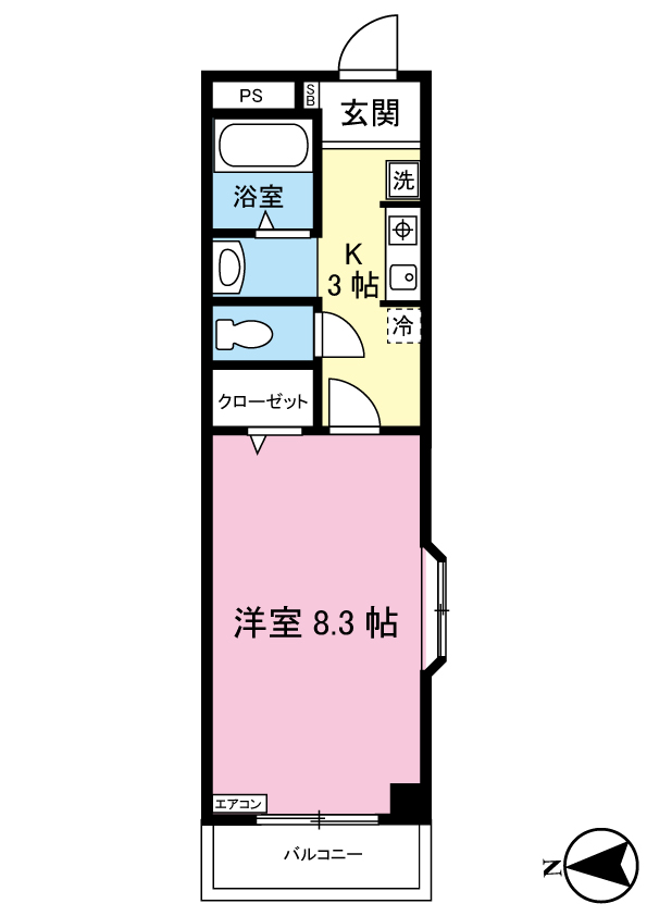 クレセント・Tの間取り