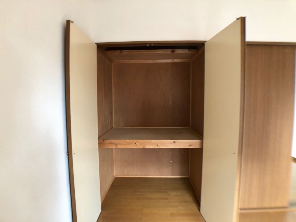 収納　上下２段収納です