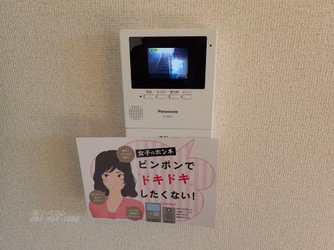 セキュリティ　カメラ付インターホン（イメージ）