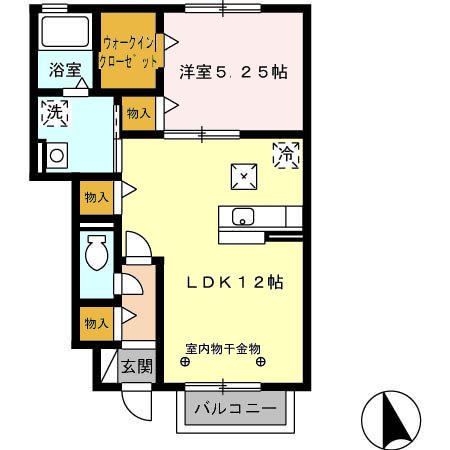 パークハイツ幸の間取り写真