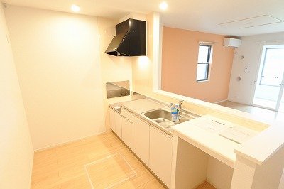 ＪＲ両毛線 駒形駅 徒歩65分 2階建 築10年のキッチン写真