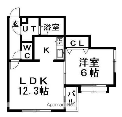 第6司レジデンスの間取り写真
