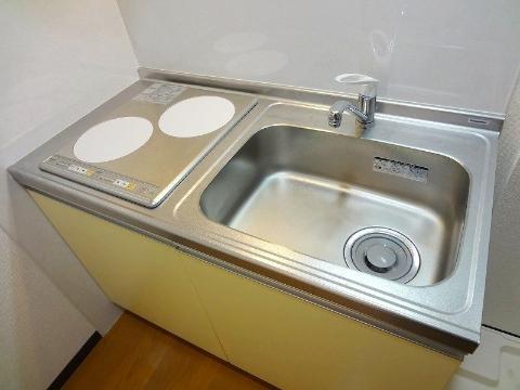 大阪モノレール彩都線 豊川駅 徒歩12分 4階建 築33年のキッチン写真
