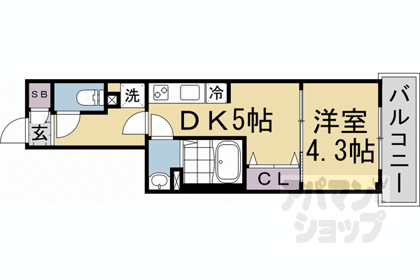 エステムコート京都ステーションIIの間取り写真