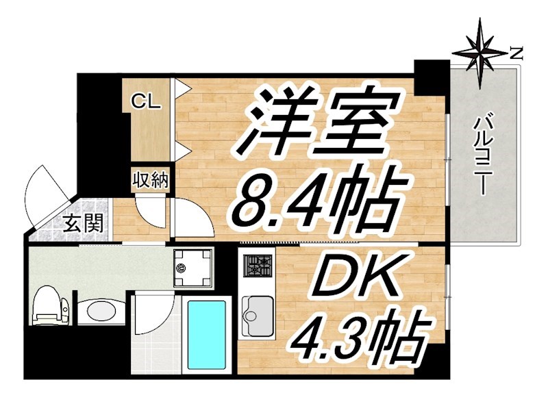willDo南森町の間取り写真