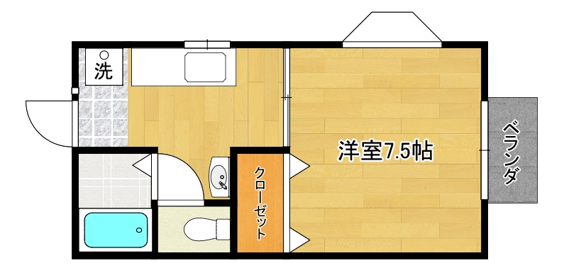 たかむらハイツ2号棟２号棟の間取り