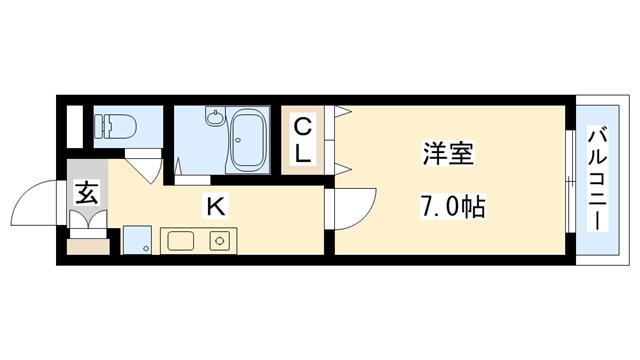 DS千林駅前の間取り