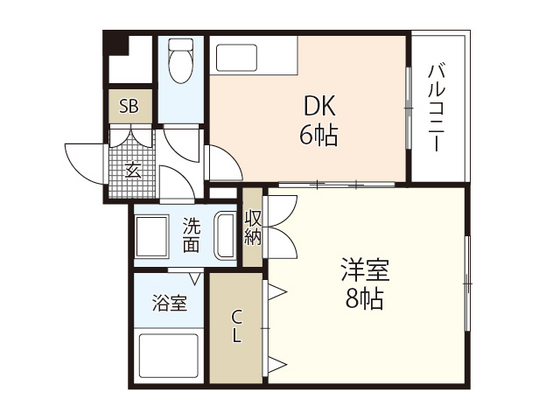 サニーパレス堺町の間取り