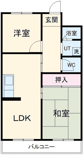 名古屋市熱田区西郊通のマンションの間取り