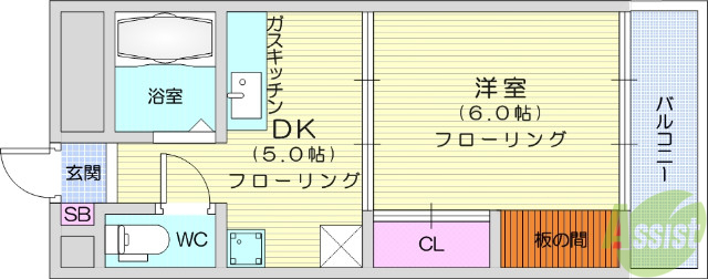 北山レジデンスの間取り