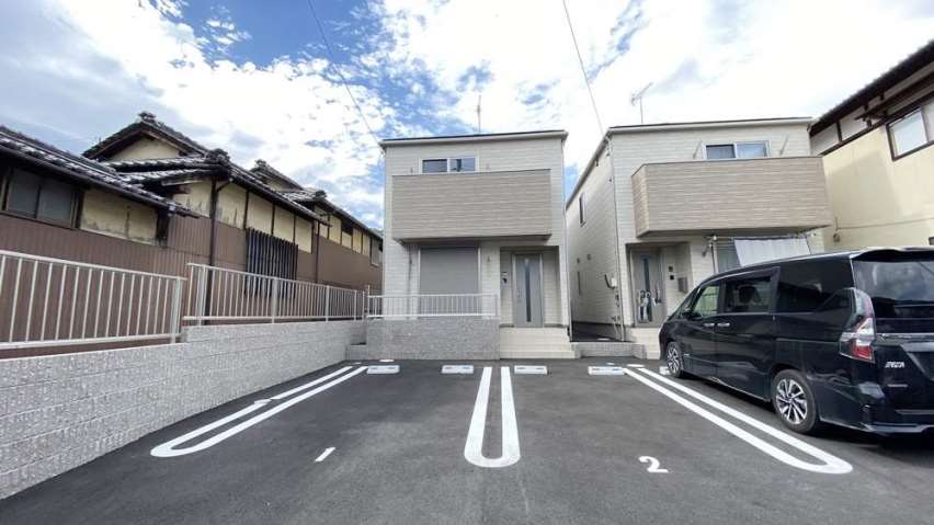 駐車場　眺望