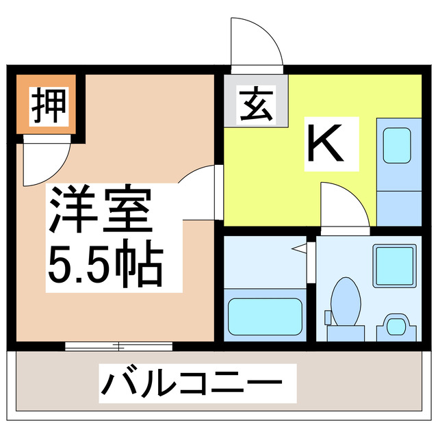 コーポひらやまの間取り