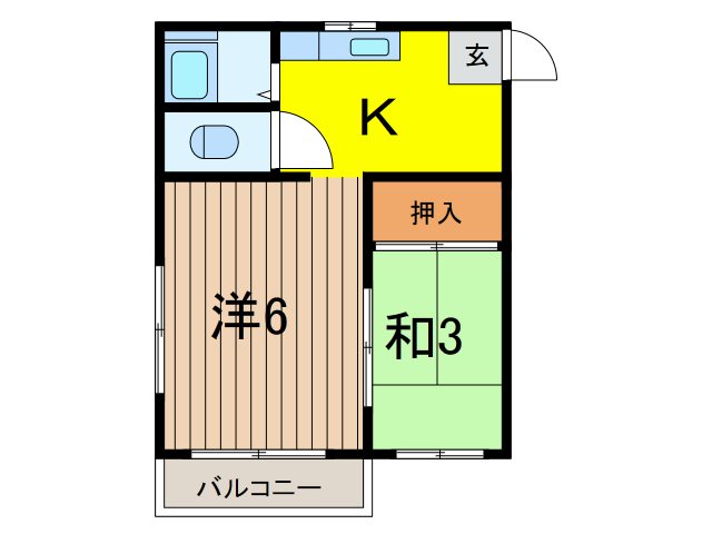 ヤヨイマンションの間取り