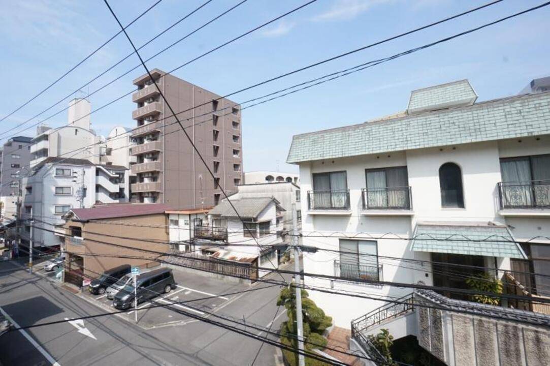 【松山市清水町のマンションの眺望】