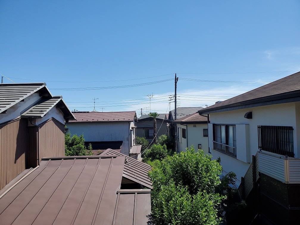 眺望　2階からの眺望になります。見晴らし・日当り共に良好です！