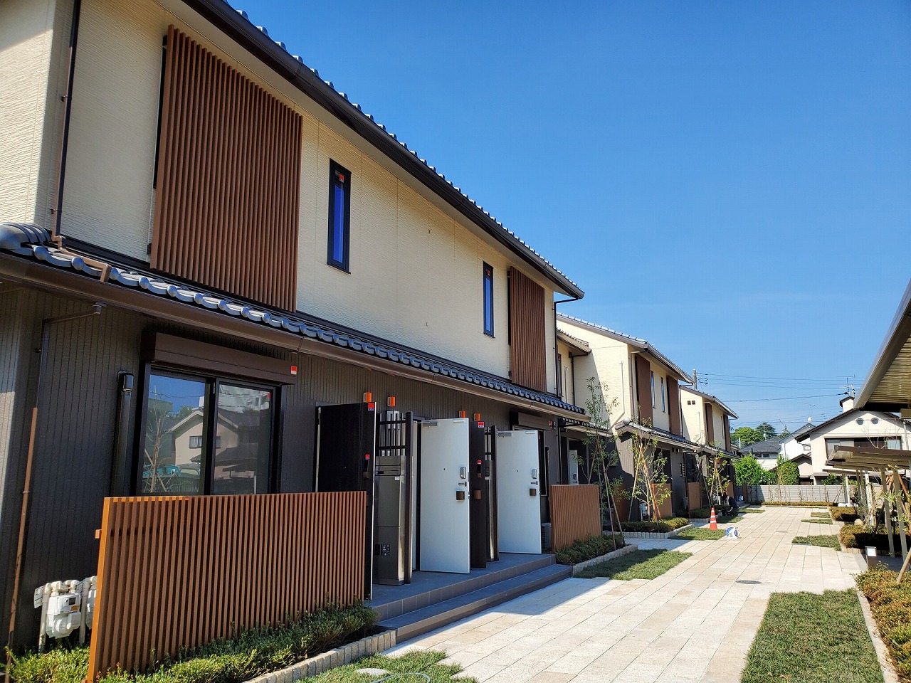 建物外観　2023年8月竣工ダイワハウス施工京和風物件です！
