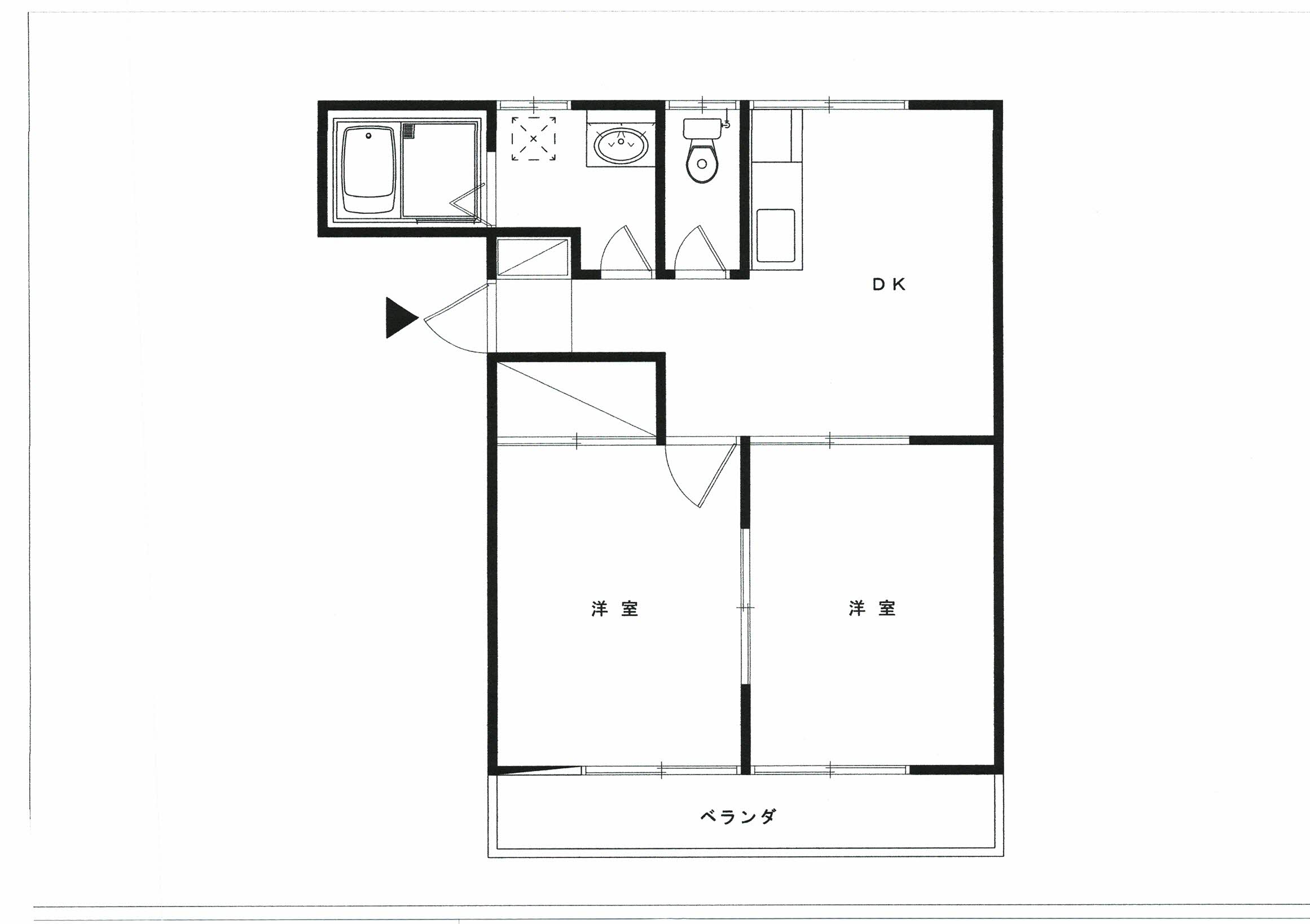 メゾン川越Aの間取り