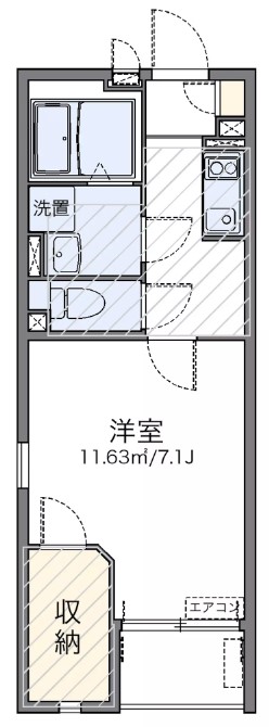 川崎市麻生区東百合丘のマンションの間取り