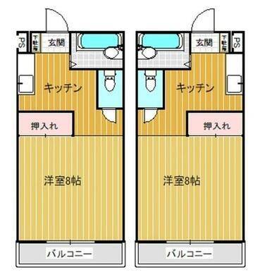 パークハイツニートの間取り