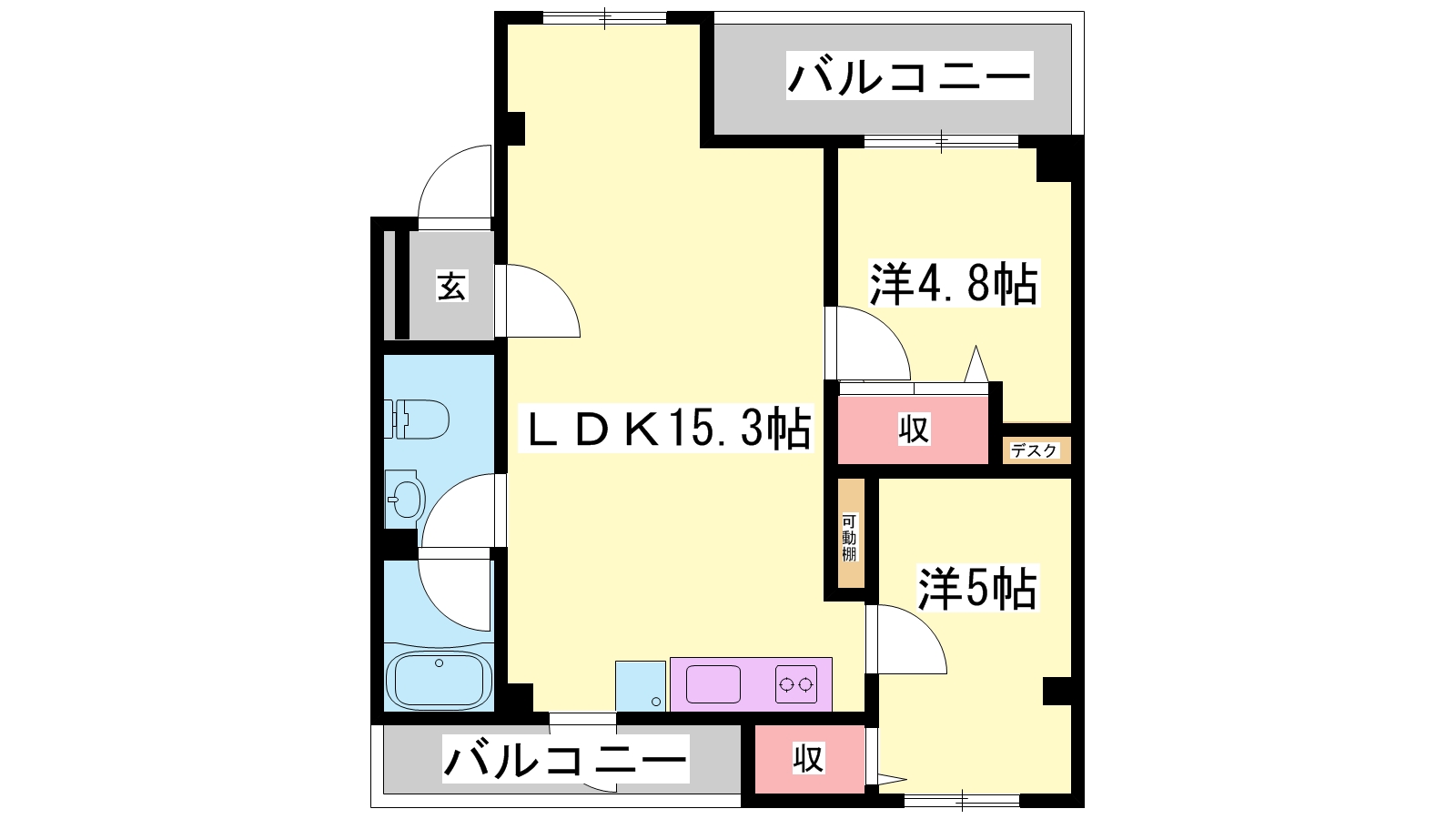 アルコラカーサ安富の間取り