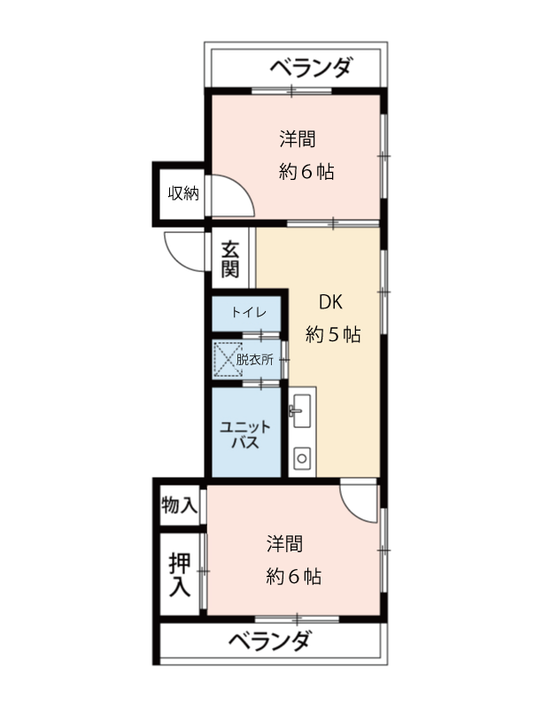 メゾンド・ヴァンベールの間取り