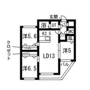 ピノグローブ伏見の間取り